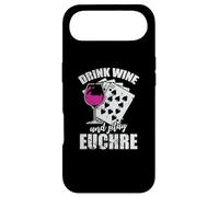 Custodia per iPhone Air Bevi vino e gioca a Euchre Gioco di Carte