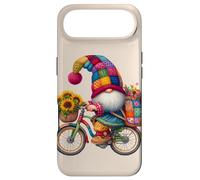 Custodia per iPhone Air Bicycle Riding Gnome Grandpa For Women Cute Summer Sunflower