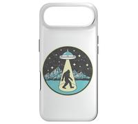 Custodia per iPhone Air Bigfoot Abduction! Vintage Sasquatch & UFO Alien Graphic