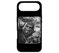 Custodia per iPhone Air Bigfoot Alien Selfie Divertente Sasquatch Rock On Hand UFO