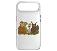 Custodia per iPhone Air Bigfoot Loch Ness Monster Mothman Alien Cryptid Christmas