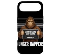 Custodia per iPhone Air Bigfoot Mugshot sorpreso a rubare snack da campo La fame accade