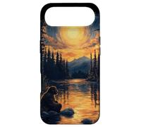 Custodia per iPhone Air Bigfoot Notte Stellata Foresta Sasquatch Van Gogh Art