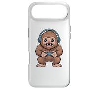 Custodia per iPhone Air Bigfoot Playing Video Game Sasquatch Video Gamers