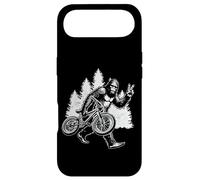 Custodia per iPhone Air Bigfoot Riding Bicycle Vintage Mountain Biking Bigfoot Biker