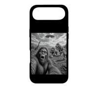 Custodia per iPhone Air Bigfoot Selfie Dinosauri Calcio UFO Scena Montagna