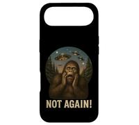 Custodia per iPhone Air Bigfoot UFO Selfie Divertente Incontro Alieno Foresta