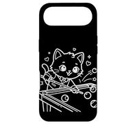 Custodia per iPhone Air Biliardo Kawaii Gatto Stecca Sport Giocatore di biliardo
