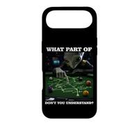 Custodia per iPhone Air Billiards Physics Alien Nerd Pool Player