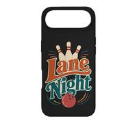 Custodia per iPhone Air Birilli da bowling retrò Ball Lane Night Fun