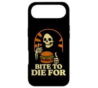 Custodia per iPhone Air Bite to Die Per Burger Grim Mietitore Umorismo