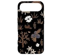Custodia per iPhone Air Black and Brown Cottagecore Mushroom Fall Nature Moss