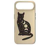 Custodia per iPhone Air Black Mystical Cat Lover Astrology Celestial Theme