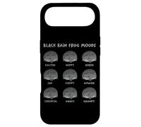 Custodia per iPhone Air Black Rain Frog Moods, Grumpy Black Desert Rain Rana
