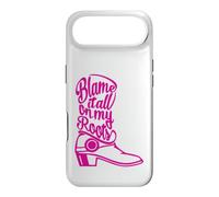 Custodia per iPhone Air Blame It All On My Roots - Stivali Country Rosa