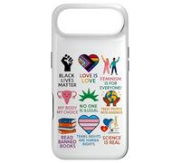 Custodia per iPhone Air BLM Human Rights Feminism Trans Science Books LGBTQ Kindness