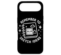 Custodia per iPhone Air Blocco da disegno divertente con scritta "Remember to Sketch Ideas"