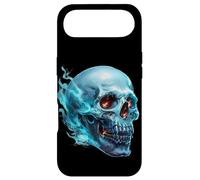 Custodia per iPhone Air Blue Ghost Skull Face Graphic For Women And Men Halloween