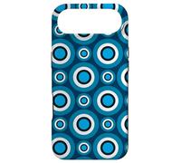 Custodia per iPhone Air Blue Ring Circle Dot Water Ripple Planetary Pattern