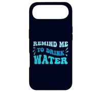 Custodia per iPhone Air Blue Wavy Ricordami di bere acqua