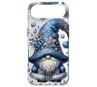 Custodia per iPhone Air Blue Winter Gnome For Mom Cute Aesthetic Snowflake Patterns