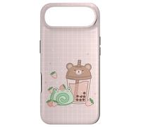 Custodia per iPhone Air Boba Tea Bear & Strawberry Cake Frog Carino Kawaii Aesthetic