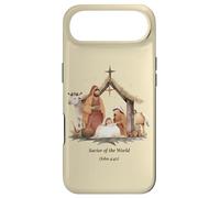 Custodia per iPhone Air Boho Presepe Salvatore del Mondo Natale