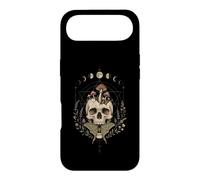 Custodia per iPhone Air Boho Skull Moon Phases Moth Gothic Witchcore Estetica