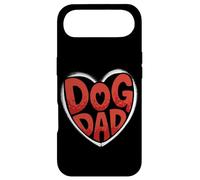 Custodia per iPhone Air Bold Dog Dad Heart Graphic For Proud Pet Loving Men