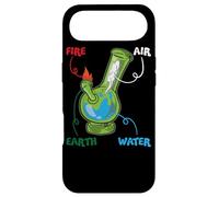 Custodia per iPhone Air Bong Elements Fire Water Earth Air THC Weed Smoking Anatomy
