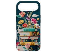 Custodia per iPhone Air Book Stack with Flowers Reading Lover Bookish