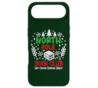 Custodia per iPhone Air Bookish Christmas North Pole Book Club Hot Cocoa Reading Era