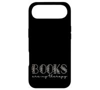 Custodia per iPhone Air Books Are My Therapy Lover Bookish Librarian Boho Floral