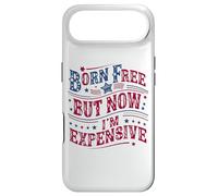 Custodia per iPhone Air Born A Free But Now I'm Expensive Funny 4th Of July