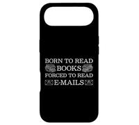 Custodia per iPhone Air Born To Read Books Forced To Read Emails