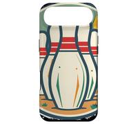 Custodia per iPhone Air Bowler stile retrò per il bowling a nove birilli