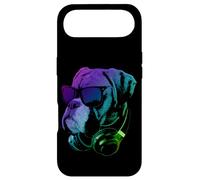 Custodia per iPhone Air Boxer tedesco con cuffie da DJ e occhiali da sole
