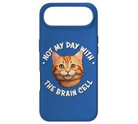 Custodia per iPhone Air Boys Girls Not My Day Brain Cell Orange Tabby Cat Mom Lover