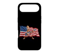 Custodia per iPhone Air Brainrot 4th July US Flag America Tung Sahur Electric Guitar