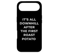Custodia per iPhone Air British Phrase All Downhill After The First Roast Potato