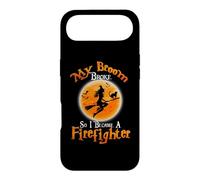 Custodia per iPhone Air Broom Broke So I Became A Firefighter Halloween Costume