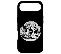 Custodia per iPhone Air Buddha seduto sotto l'albero del Bodhi/Simbolo buddista seduto