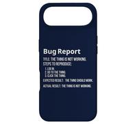 Custodia per iPhone Air Bug Report per Software Tester, QA Engineer, SDET o IT Tech
