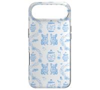 Custodia per iPhone Air Bulldog francesi in toile blu chiaro, Frenchie
