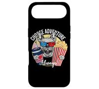 Custodia per iPhone Air Bulldog Watching movies popcorn Coffee Cinema Pet Lovers
