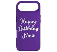 Custodia per iPhone Air Buon Compleanno Nina