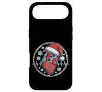 Custodia per iPhone Air Buon Natale Cardiologia ECG Line Battito cardiaco