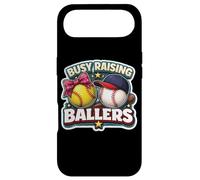 Custodia per iPhone Air Busy Raising Ballers Softball Baseball Padre Papà Bambini Papà