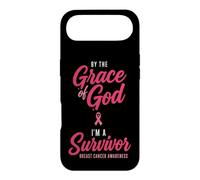 Custodia per iPhone Air By The Grace God I'm A Survivor Breast Cancer Awareness