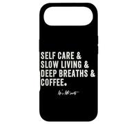 Custodia per iPhone Air Caffè per la Cura di Sé, Vita Lenta, Respiri Profondi